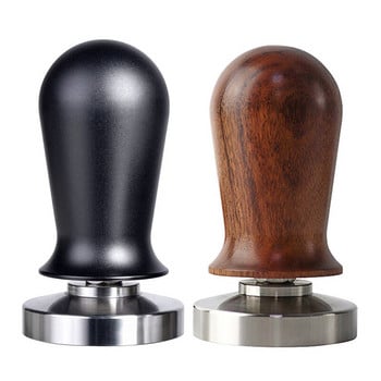 Coffee Tamper with Coffee Tamper Mat Espresso Coffee Tamper Spring Tamper Powder Hammer Αντιολισθητικό Tamping Mat Coffee Mat