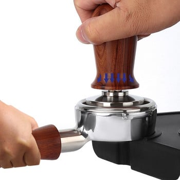 Coffee Tamper with Coffee Tamper Mat Espresso Coffee Tamper Spring Tamper Powder Hammer Αντιολισθητικό Tamping Mat Coffee Mat