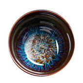 YHSMTG Керамична порцеланова чаша за чай Купа за чай Jun Kiln Change Brushed Color Sand Gold Glaze Китайски набор от чаени чаши Малки керамични чаши