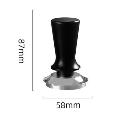 51MM/53MM/58MM eszpresszó kávé elosztó rózsafa kávépor kalapács szabotázsgép 304 rozsdamentes acél barista szintező szerszám