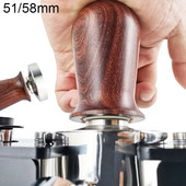 Kávészabotázs 51mm 58mm Rozsdamentes acél Rugalmasság Állítható Nyomás Szabotázs Kalapács Kávékészlet Portafilter Kávétartozékok