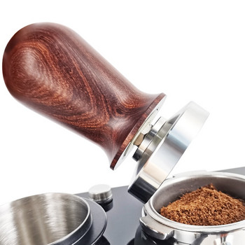 Coffee Tamper 51mm 58mm Ανοξείδωτο ατσάλι με ρυθμιζόμενη ελαστικότητα Tampers Hammer Coffeeware Portafilter Coffee Accessories