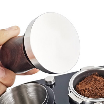 Coffee Tamper 51mm 58mm Ανοξείδωτο ατσάλι με ρυθμιζόμενη ελαστικότητα Tampers Hammer Coffeeware Portafilter Coffee Accessories