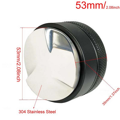 Kávészabotázs 51mm 58mm Rozsdamentes acél Rugalmasság Állítható Nyomás Szabotázs Kalapács Kávékészlet Portafilter Kávétartozékok