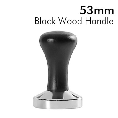 Nabijač za espresso kavu Drvena drška Nabijač s ravnom bazom 51 mm/53 mm/58 mm Podloga za nabijanje kave Čekić za kavu u prahu Drveni/crni