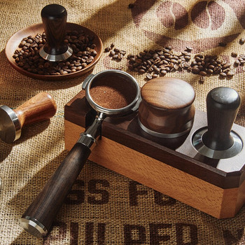 51/53/58mm 304 Ανοξείδωτο ατσάλι Coffee Tamper Hammer Barista Maker Espresso Grinder Coffee Accessories Tools