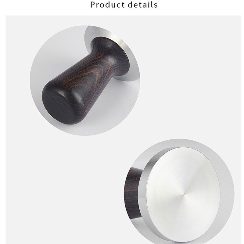 51/53/58mm 304 Rozsdamentes acél kávé szabotázskalapács Barista eszpresszófőző daráló Kávétartozékok Szerszámok