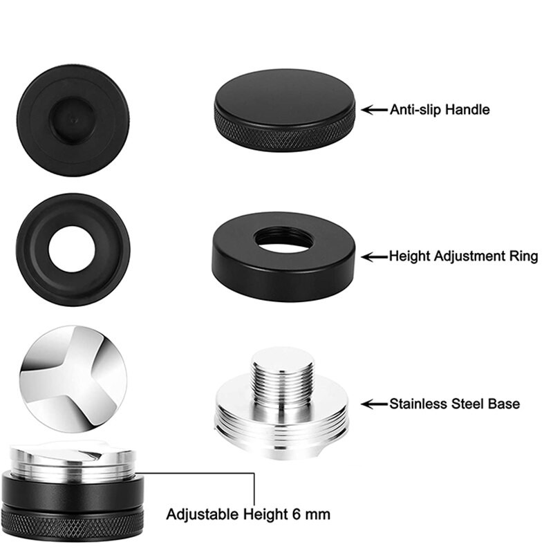 49/51/58 mm nabijač kave Distributer kave od nehrđajućeg čelika Alat za čekić za kavu u prahu Prilagođeni dodaci za espresso Podesivi