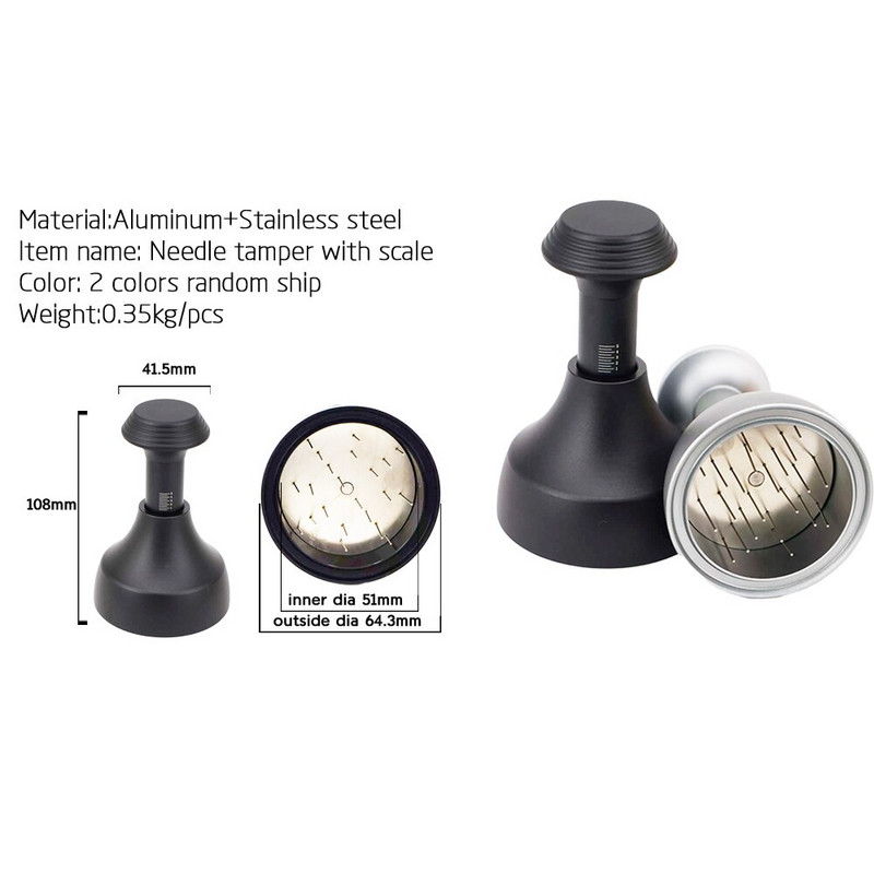 Alumínium IDR Intelligens adagológyűrű főzőedényhez Kávépor Espresso Barista eszköz 58 51 54MM Profilter Kávészabotázshoz