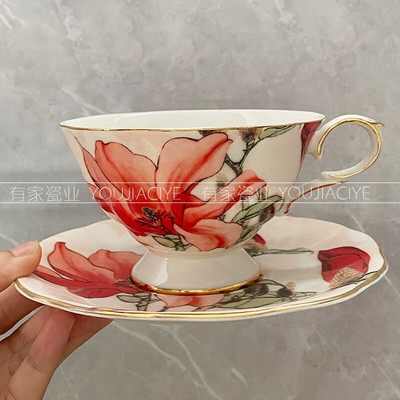 Porcelianiniai puodeliai Kavos puodelis Espreso Paslaugos Dubenys Gražūs daugkartinio naudojimo Arabų arbatos puodelių rinkinys Prabangūs stalo reikmenys Taza Ceramica Gėrimai