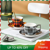 Luksuzna šalica za espresso kavu u nordijskom stilu, porculanska mate šalica za čaj Mala europska šalica za poslijepodnevni čaj Porcelana, keramička šalica za kavu AA50BD