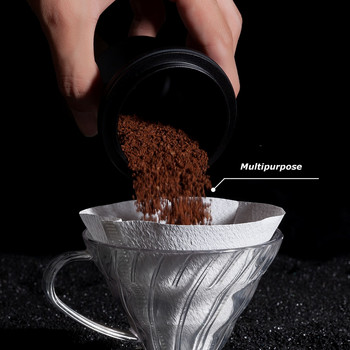 Δαχτυλίδι δοσομέτρησης 58,4 χιλιοστών Μπολ Ζυθοποιίας Coffee Sniffing Mug Powder Feeder Δεξαμενή από κράμα αλουμινίου Coffee Tamper Cafe Espresso