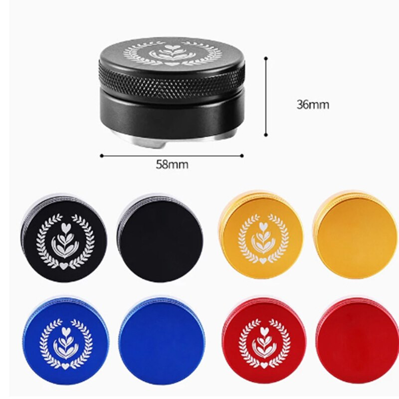 Podesivi distributer kave Espresso Tamper 304 nehrđajući čelik 51/53/54/58/58,35 mm dostupan za većinu alata za kavu Portafilter