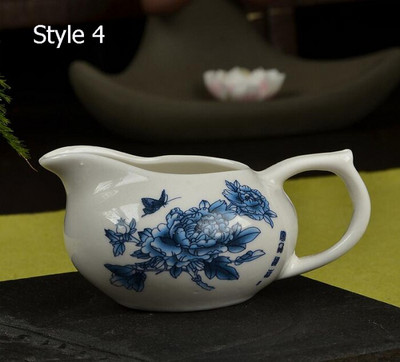 130 ml-es porcelán Gong Dao csésze kézzel készített mintás kerámia Gong Dao Bei teáskannával