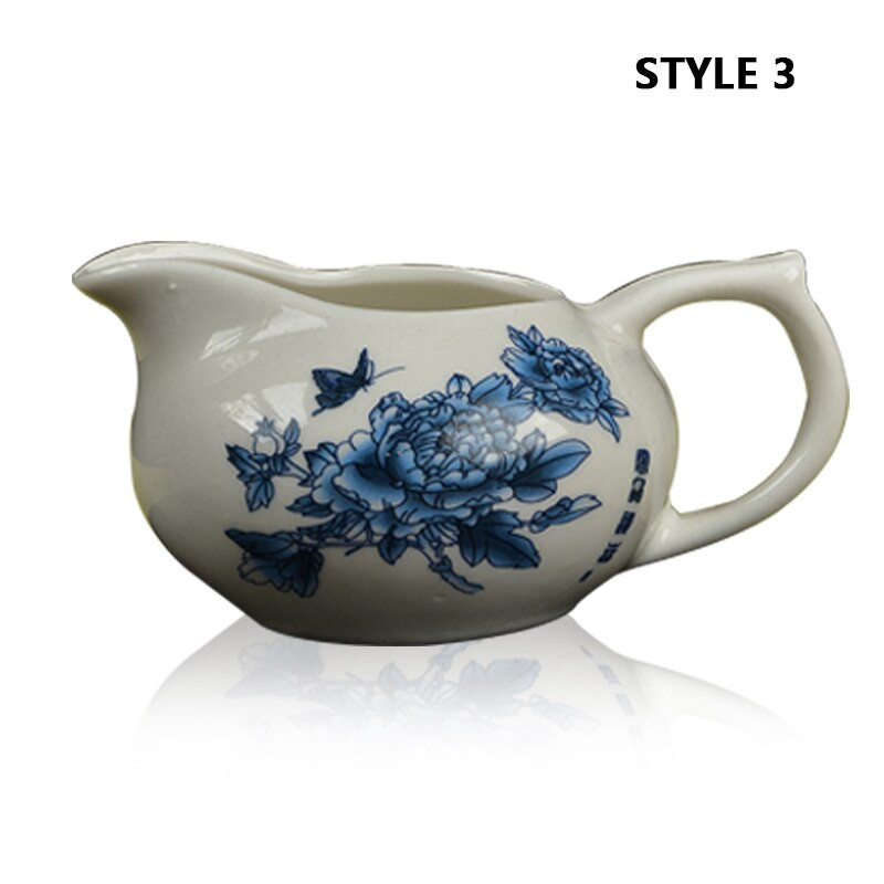 130 ml-es porcelán Gong Dao csésze kézzel készített mintás kerámia Gong Dao Bei teáskannával