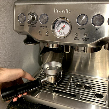 51/54/58 χιλιοστά Portafilter Dosing Funnel Espresso Coffee Dosage Ring Αλουμίνιο Breville Delonghi Krups Coffee Tampering Tool