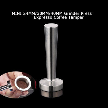 24/30/40mm MINI Expresso Tamper Ανοξείδωτο ατσάλι βαριάς βάσης Coffee Bean Solid Press Barista Tools Grinder Cafe Press Tamper