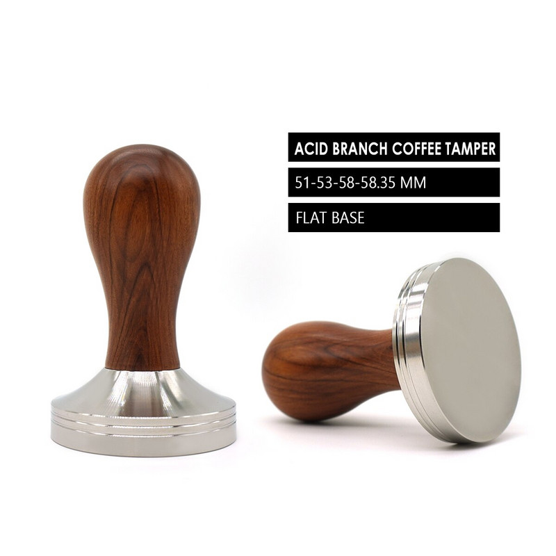 51/53/58 mm Kavos tamperė, keturių kampų šlaitai Espreso kavos skirstytuvas Rūgšties šakelė Kavos miltelių plaktukas Espresso Barista Priedai