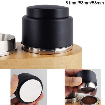304 nerūdijančio plieno espreso kavos aksesuarai „Barista“ kavos tamperis, tinkamas 51 mm / 53 mm / 58 mm portafiltro miltelių plaktukui