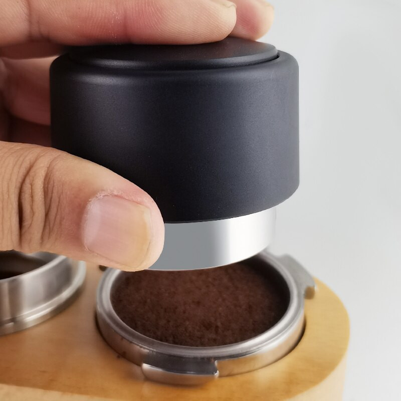 304 rozsdamentes acél eszpresszó kiegészítők Barista kávé szabotázs 51mm/53mm/58mm portafilter porkalapácshoz