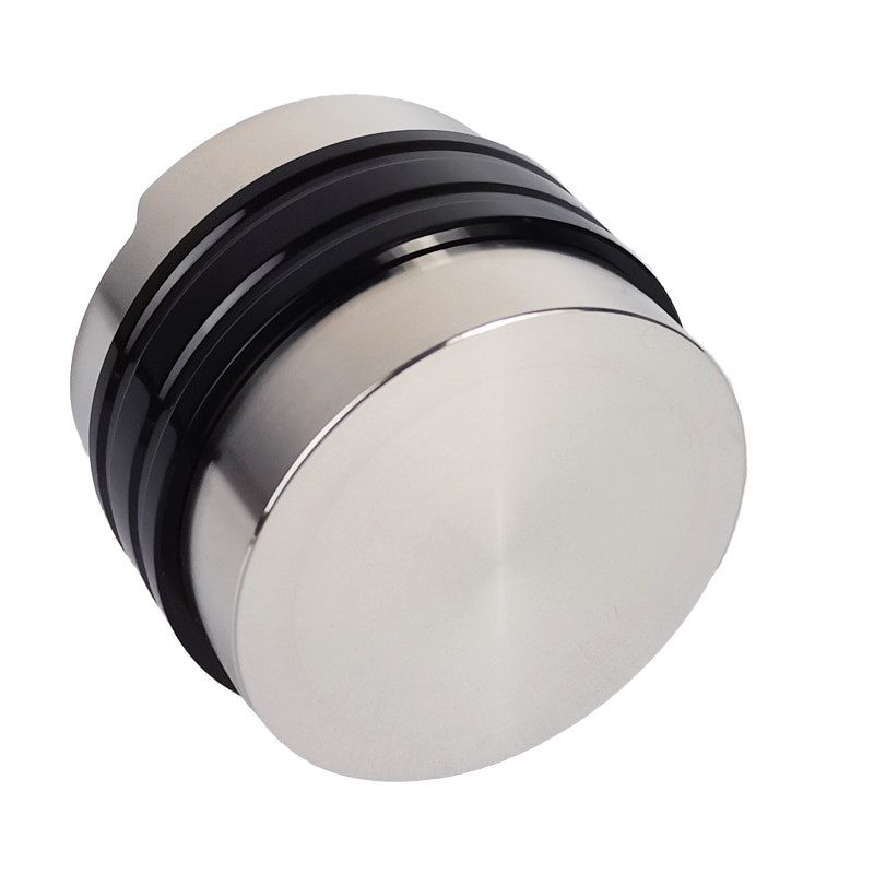 51 mm-es szabotázs és adagoló tölcsér – kétoldalas kávéelosztó/szintező 51 mm-es portaszűrőhöz, 12 mm-es mélységű kézi szabotázshoz