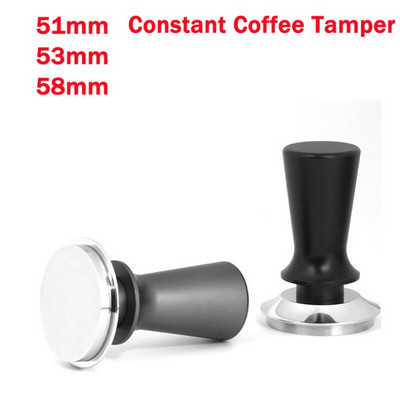 51mm 53mm 58mm Tamper de cafea pentru Delonghi Baza plată din oțel inoxidabil Espresso Pulbere Ciocan Accesorii pentru cafea pentru unelte Barista