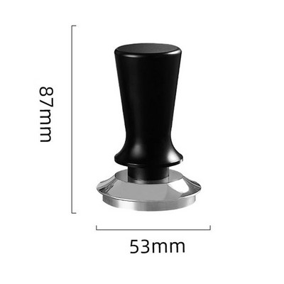 51/53/58 mm kalibrált nyomásszabotázs kávéhoz és eszpresszóhoz - 304 rozsdamentes acél rugós talpú vízszintes szerszám Barista számára