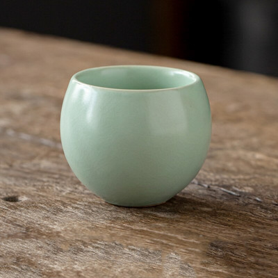 CHANSHOVA 100 ml kínai stílusú Crackle kerámia teás csészealj készlet kávéscsészék csészealj Kína ru kemence porcelán H584