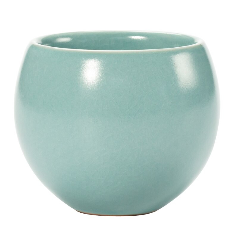 CHANSHOVA 100 ml kínai stílusú Crackle kerámia teás csészealj készlet kávéscsészék csészealj Kína ru kemence porcelán H584