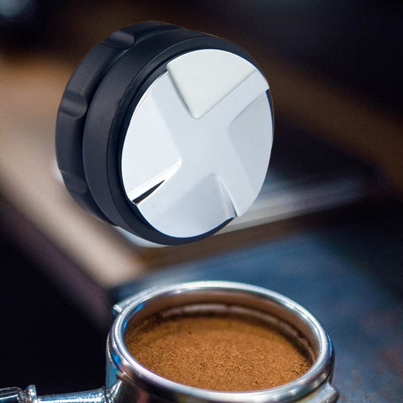 Konyhai 58 mm-es kávéelosztó elosztó eszköz Espresso Tamper kávészintező
