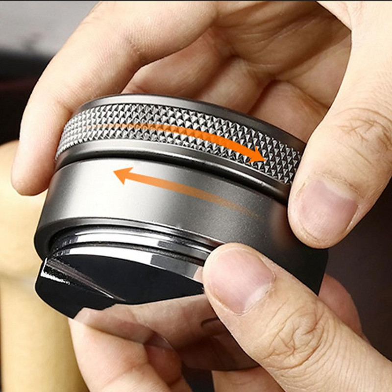 304 rozsdamentes acél kávépor prés 51mm/53mm/58mm kávéelosztó állítható kávéalap kávétartozék készülék