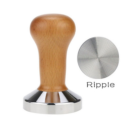 51/53/ 58 mm Nabijač za kavu Drvena ručka Barista Espresso Aparat Mlin za mljevenje Ručno izrađeni čekić za nabijanje kave u prahu Kalibrirani nabijač pod pritiskom