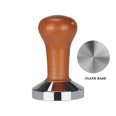 51/53/ 58 mm Nabijač za kavu Drvena ručka Barista Espresso Aparat Mlin za mljevenje Ručno izrađeni čekić za nabijanje kave u prahu Kalibrirani nabijač pod pritiskom