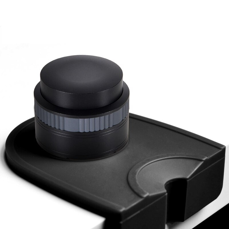 Kávéelosztó Espresso Tamper Rozsdamentes Acél Nyomás Lapos Kávé Tamper Precíziós Döngölő Kávéelosztó 58mm