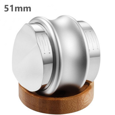 51MM/53MM/58MM Kávé szabotázs dió fogantyúval Ruhapor gép elosztó Kávéporkalapács Kávékészlet-tartozékok