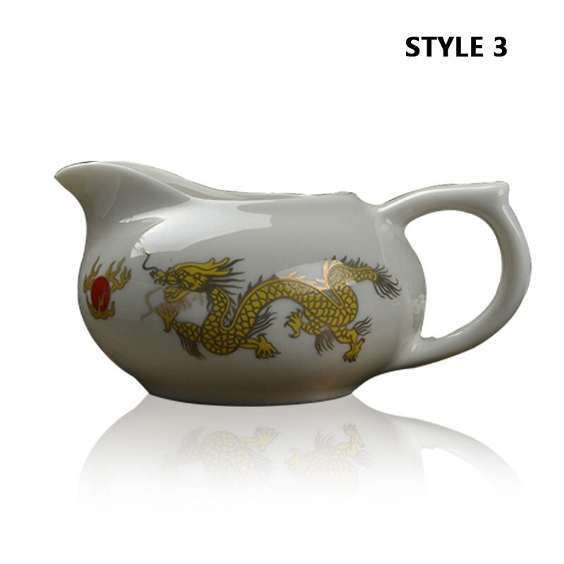 4 stílusú, 130 ml-es kerámia Gong Dao Bei teáscsésze t kézzel készített mintás zöld tea adagoló csészével