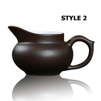 11,5x6,5 cm lila agyag Dong Dai Bei csésze zöld tea Yi Xing Zi Sha Gong Dao Bei 130 ml teaset