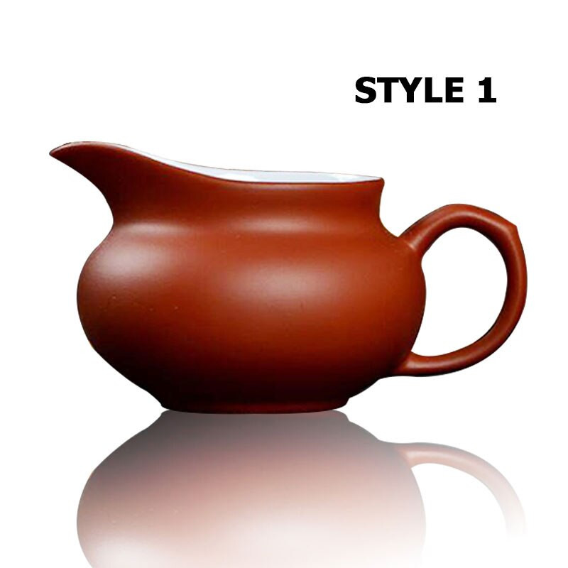 11,5x6,5 cm lila agyag Dong Dai Bei csésze zöld tea Yi Xing Zi Sha Gong Dao Bei 130 ml teaset