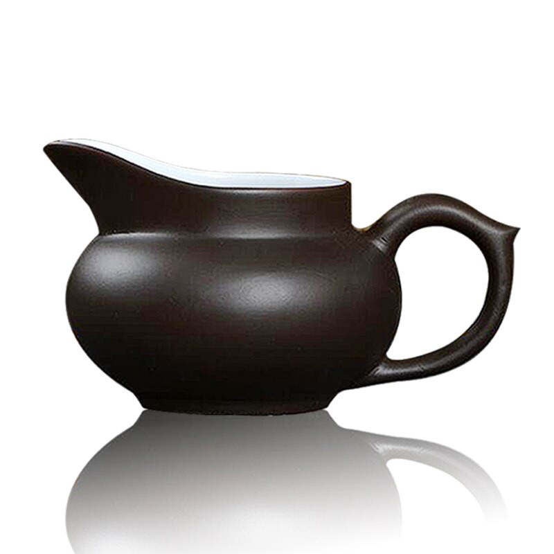 11,5x6,5 cm lila agyag Dong Dai Bei csésze zöld tea Yi Xing Zi Sha Gong Dao Bei 130 ml teaset