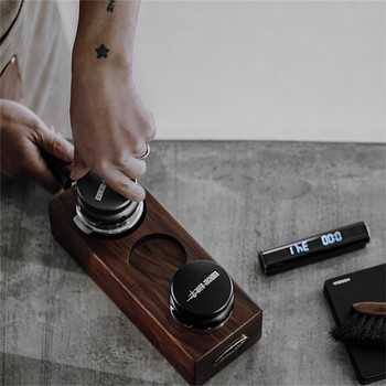58,35 mm Coffee Distributor Tamper Ανοξείδωτο ατσάλι με ρυθμιζόμενο ύψος σφυρί σε σκόνη Espresso Tamper Αξεσουάρ καφέ για Barista