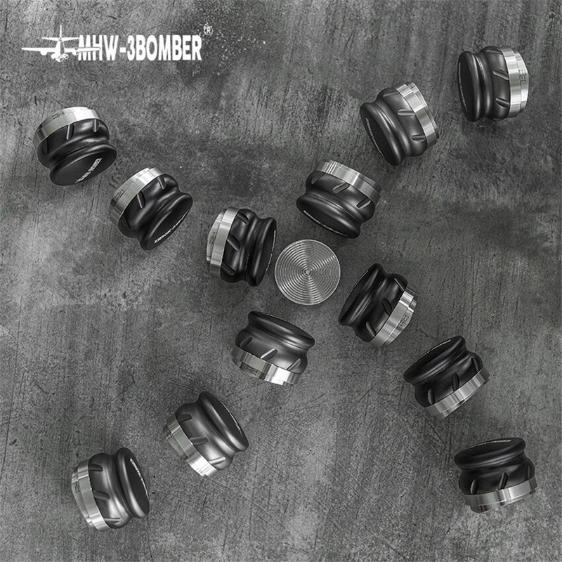 58,35 mm Distributer kave Tamper od nehrđajućeg čelika Podesiva visina Čekić za puder Espresso Tamper Dodatak za kavu za bariste