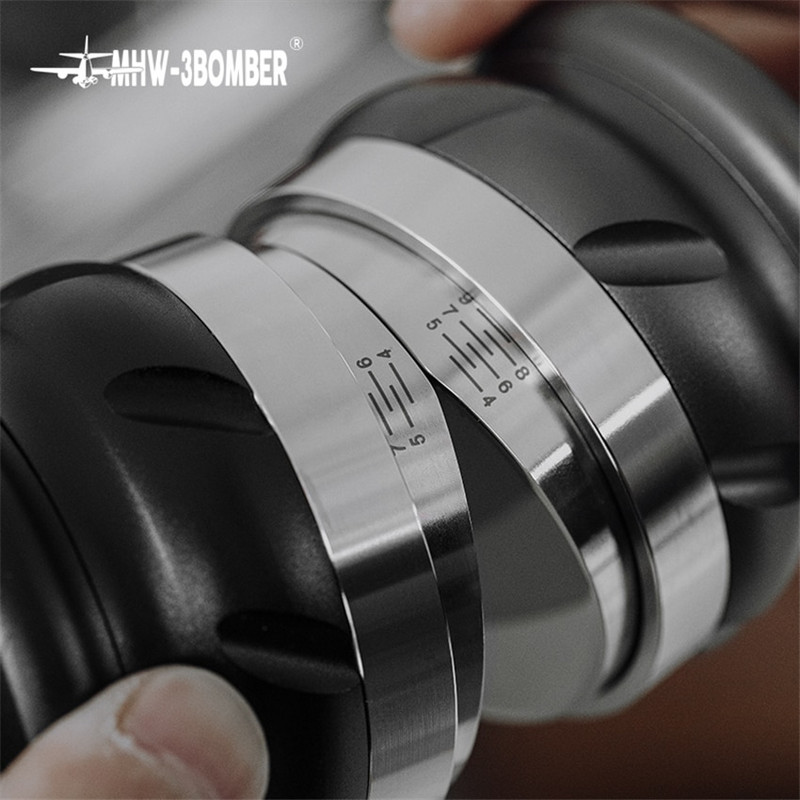 58,35 mm Distributer kave Tamper od nehrđajućeg čelika Podesiva visina Čekić za puder Espresso Tamper Dodatak za kavu za bariste