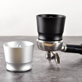 Kávéadagoló gyűrű alumínium ötvözet intelligens por adagoló daráló sörfőző tál csésze Barista eszköz EK43 51/58 mm-es kávészabotázshoz