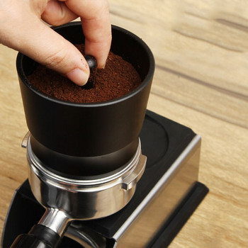 Δαχτυλίδι δοσομέτρησης καφέ από κράμα αλουμινίου Έξυπνος τροφοδότης πούδρας Μύλος παρασκευής μπολ Ζυθοποιίας Εργαλείο Barista για EK43 51/58mm Coffee Tamper