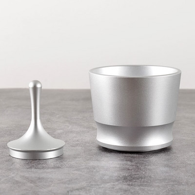 Kávéadagoló gyűrű alumínium ötvözet intelligens por adagoló daráló sörfőző tál csésze Barista eszköz EK43 51/58 mm-es kávészabotázshoz