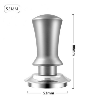 51mm/53mm/58mm kávészabotázs állandó nyomású rozsdamentes acél tömör állítható rugós kávéprés kalapács otthoni kávéfőző