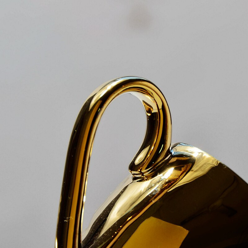 Araabia espresso kohvitassi komplekt Türgi luksuslikud lauanõud hommikusöögimulli teekruus kohvitass portselanist kohvitass ja alustass