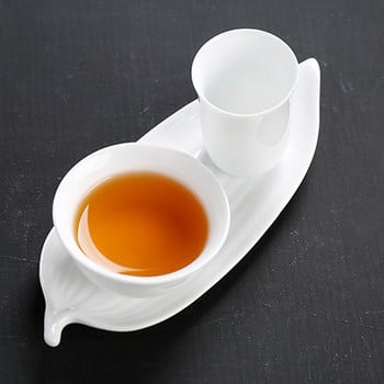 Винтидж чаша за чай с чинийка, бяла порцеланова чаша за кафе, керамична чаша и чинийка