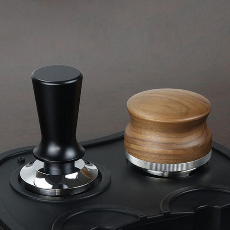 Kávészabotázs állítható mélység kalibrált kávészabotázs rozsdamentes acél espresso nyomáscsökkentő elosztó portaszűrő eszközök