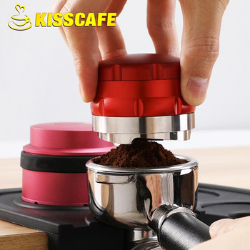 53mm/58MM/58,35MM Coffee Tamper Powder Hammer από ανοξείδωτο χάλυβα Four Angled Slopes Tool Distributor Coffee Coffee